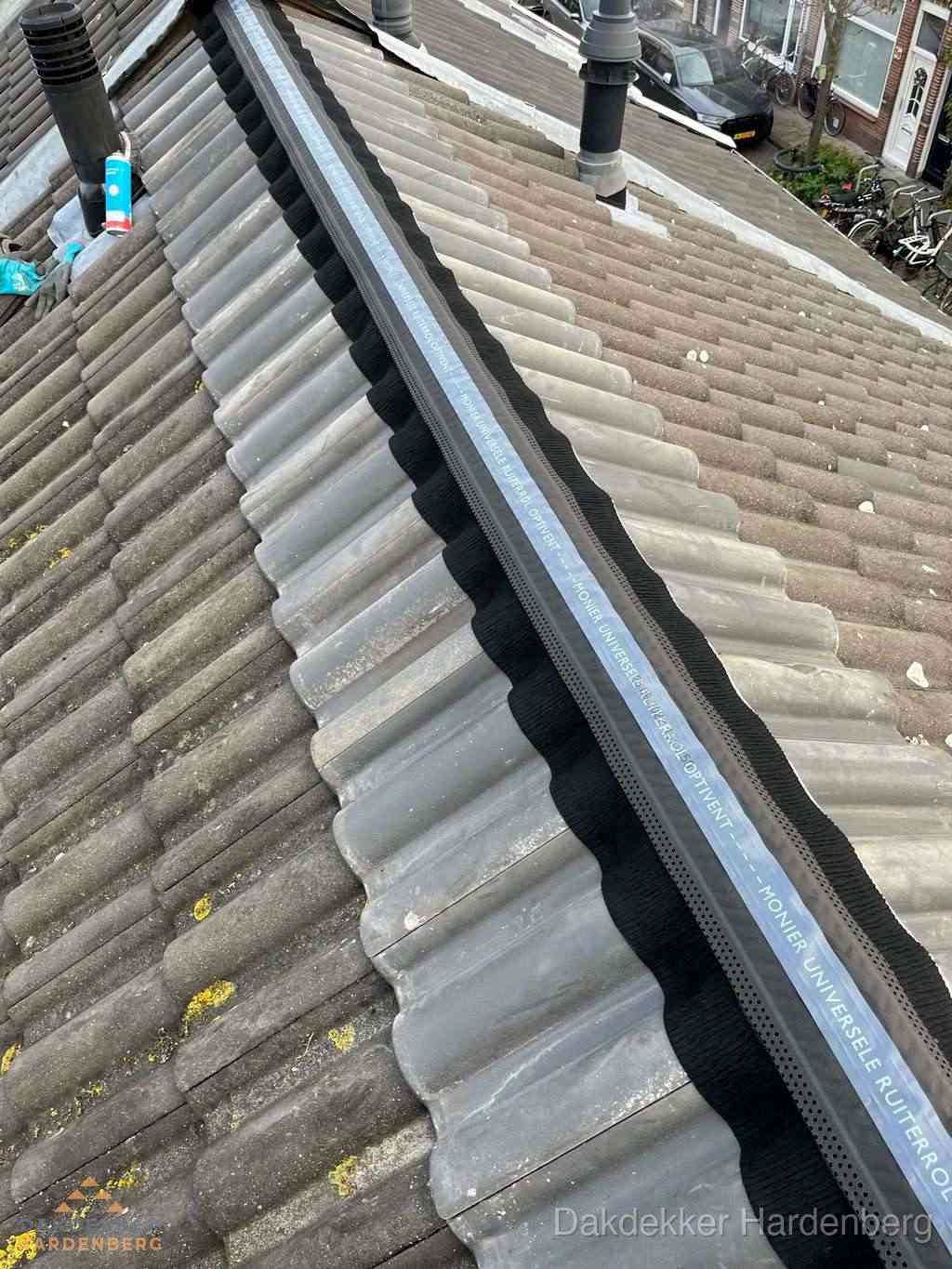 Dakrenovatie plat dak met bitumen dakbedekking in Hardenberg