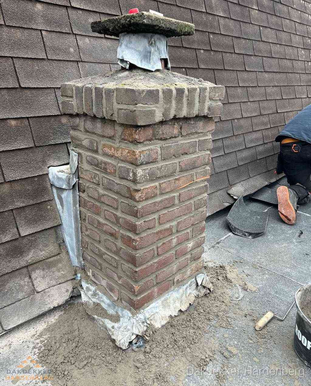 Schoorsteen Lood Voegwerk Hardenberg